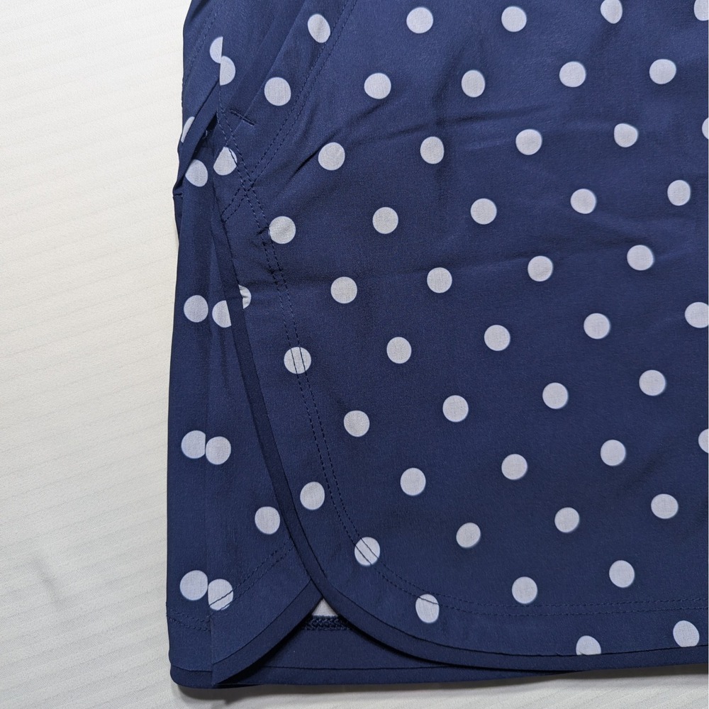 Lands End Polka Dot Swim Skirt Skort Modest Bathing Suit Bottom Y2K - Picture 4 of 6